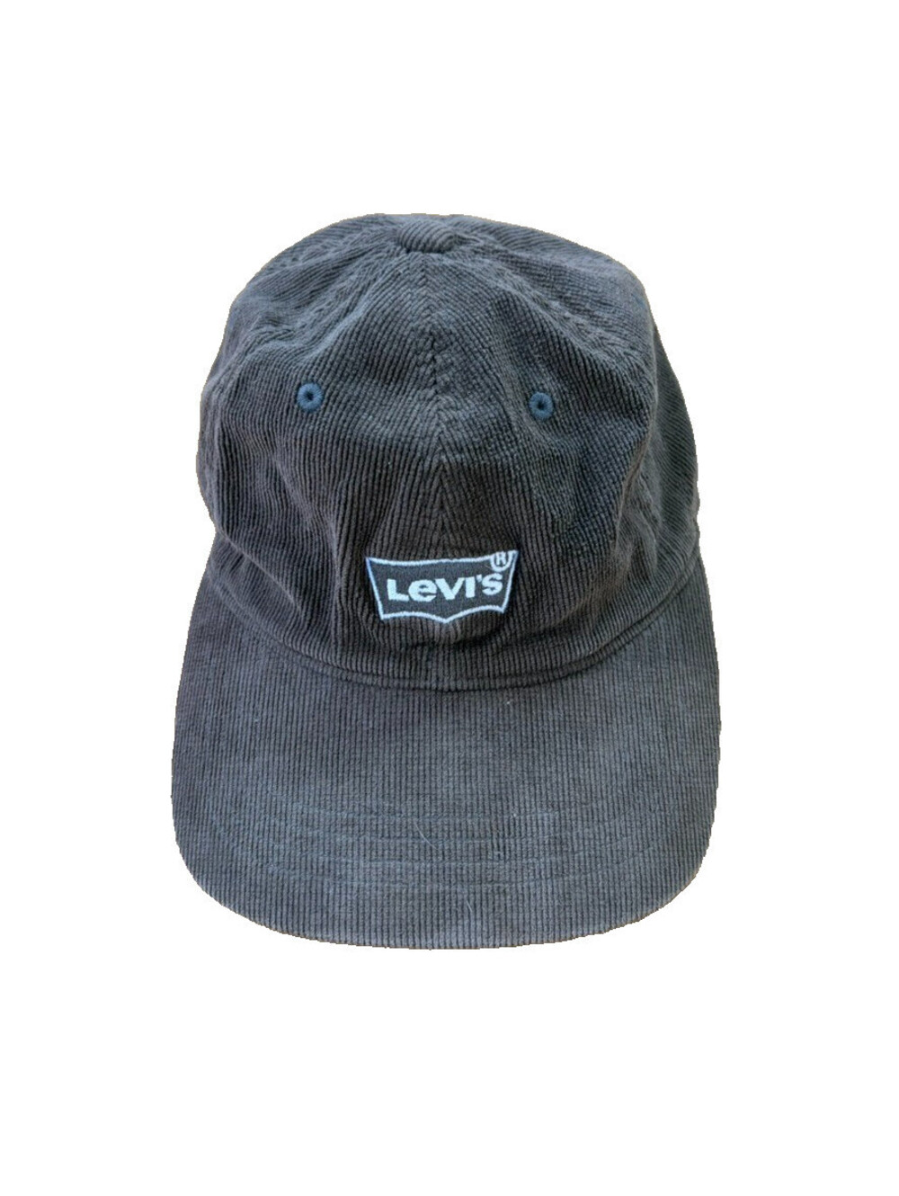 Levis Corduroy Dad Hat OSFA Brown Y2K Strapback Cap Logo